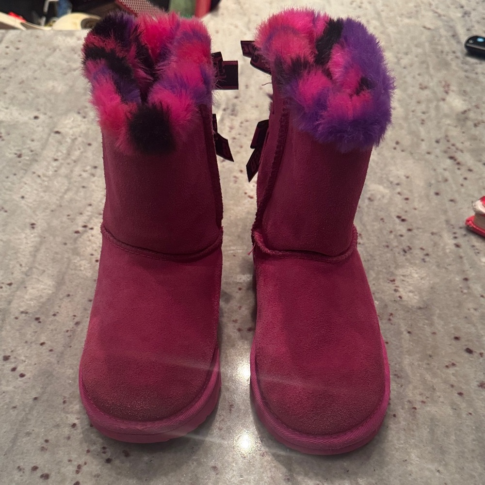 UGG Kids Boots in Pink and Purple